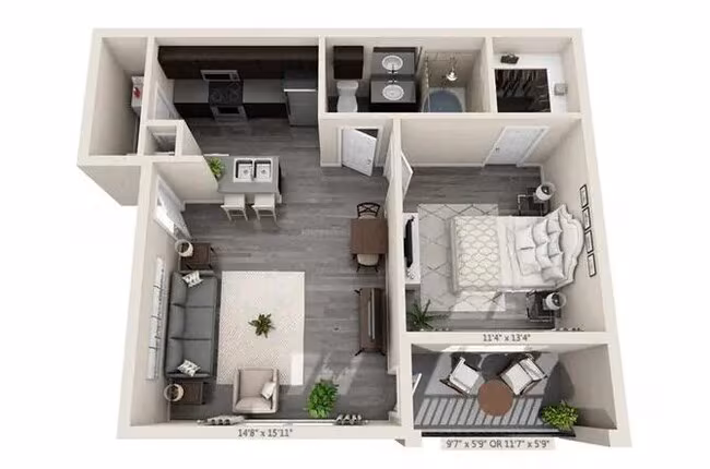 A1 1043 floor plan