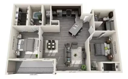 B1 743 floor plan