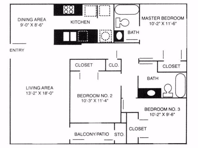 Unit 1006 1015 floor plan