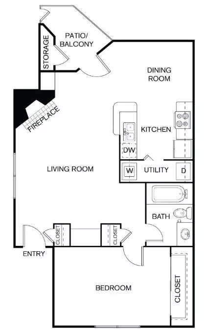 Unit 4925-608 4925-608 floor plan