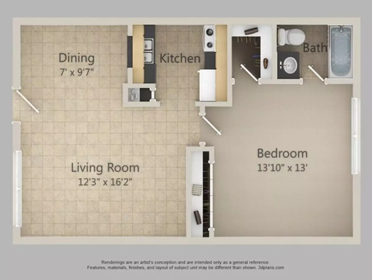 A3 floor plan