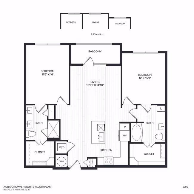 Unit 1059 1059 floor plan