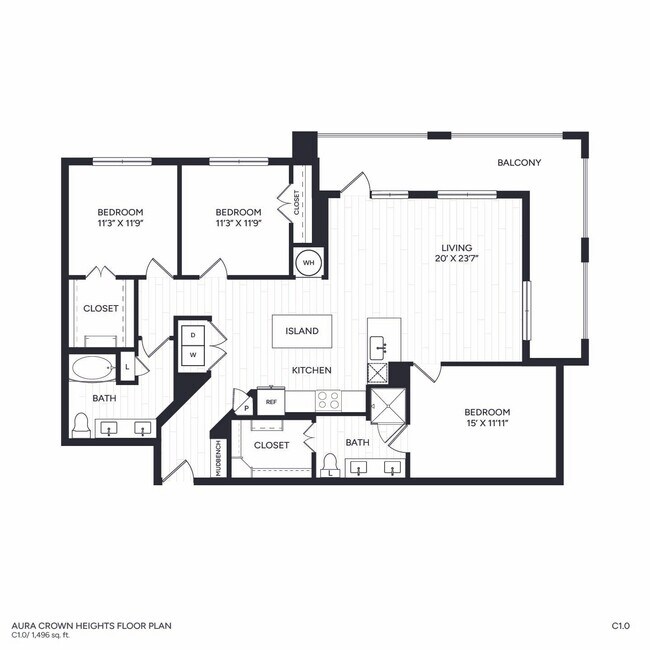 Unit 3013 3013 floor plan
