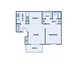 Unit - - floor plan