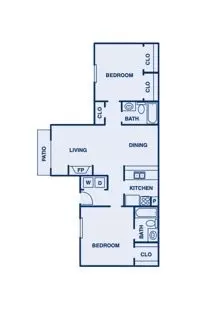 Unit - - floor plan