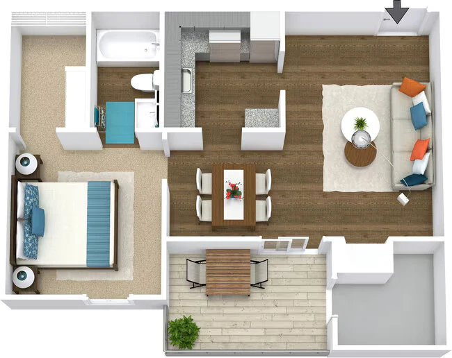 Unit 1005 1005 floor plan