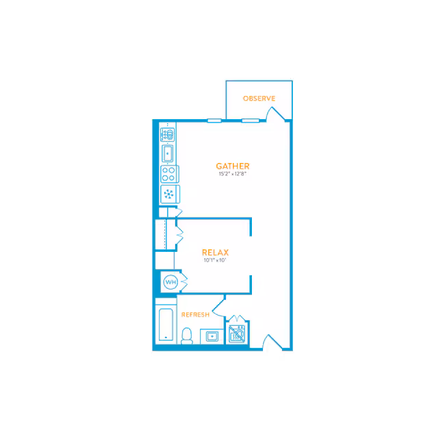 Unit 1219 1421 floor plan