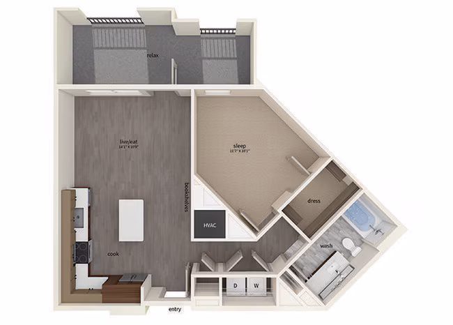 Unit 3024 3030 floor plan