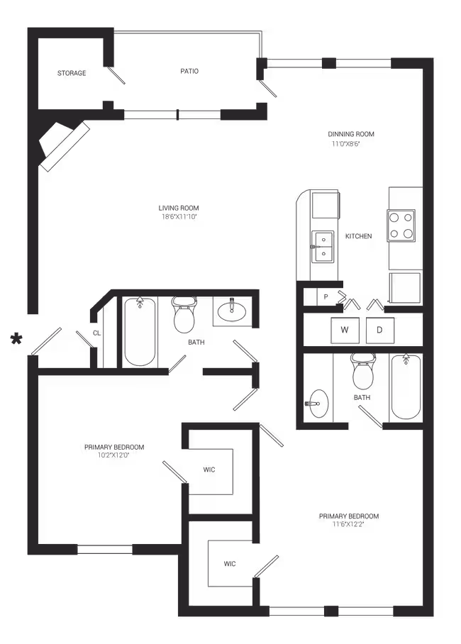 Unit 17205 17205 floor plan
