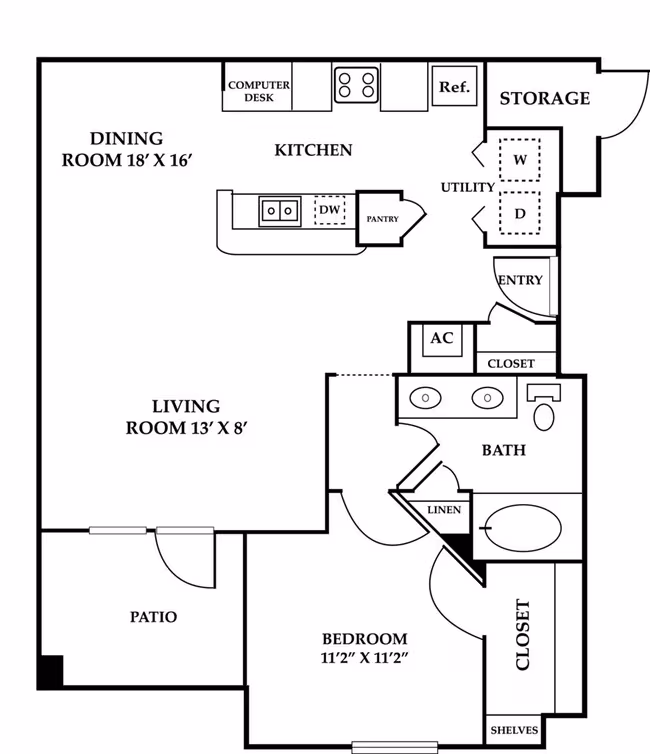 Unit 02-225 02-225 floor plan