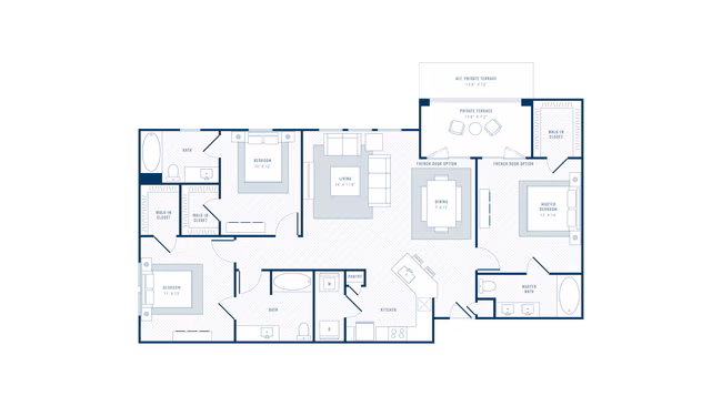 Unit 3-3304 4-4201 floor plan