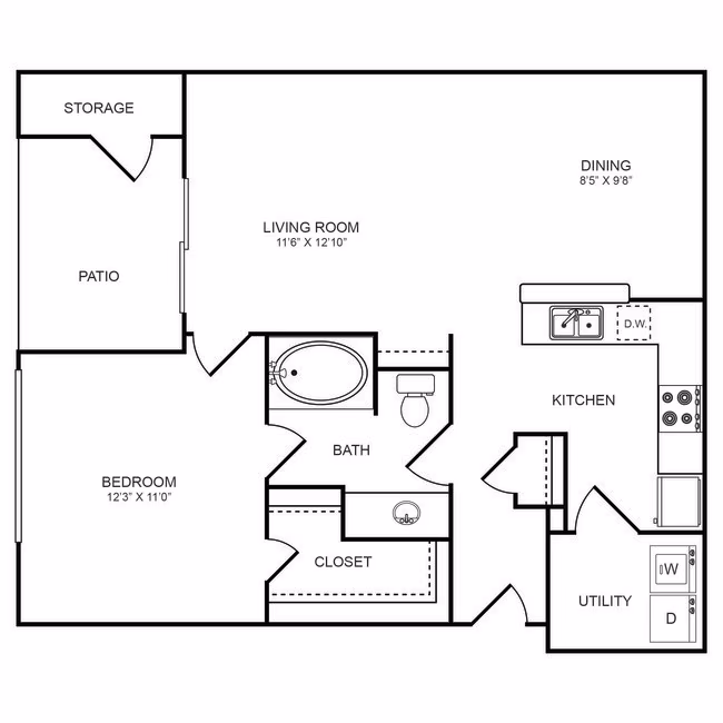 Unit 0935 0935 floor plan