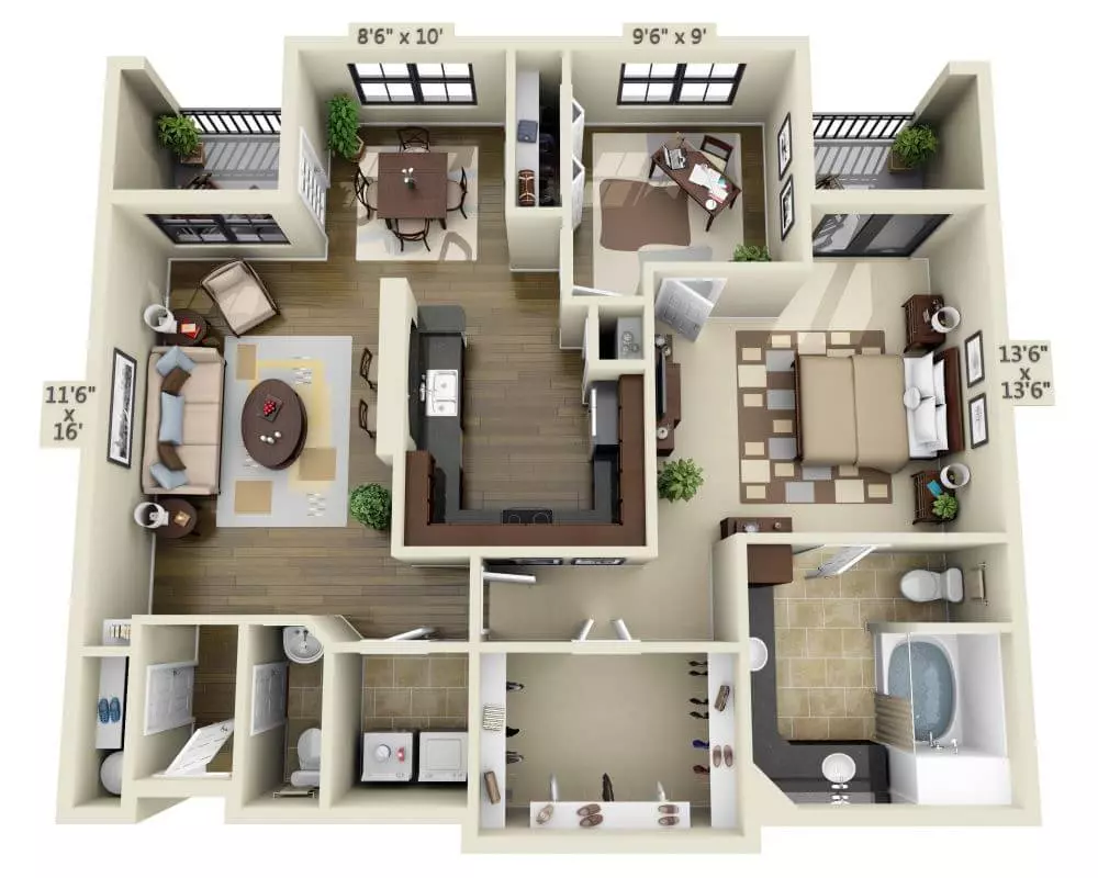Unit 10203 10203 floor plan