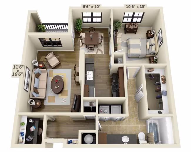 Unit 09105 09105 floor plan