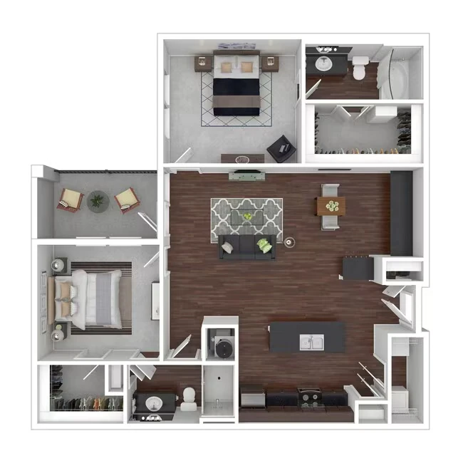 Unit 4105 1314 floor plan