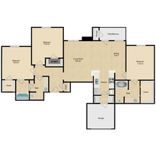 3 Beds • 2 Bath 1712 floor plan