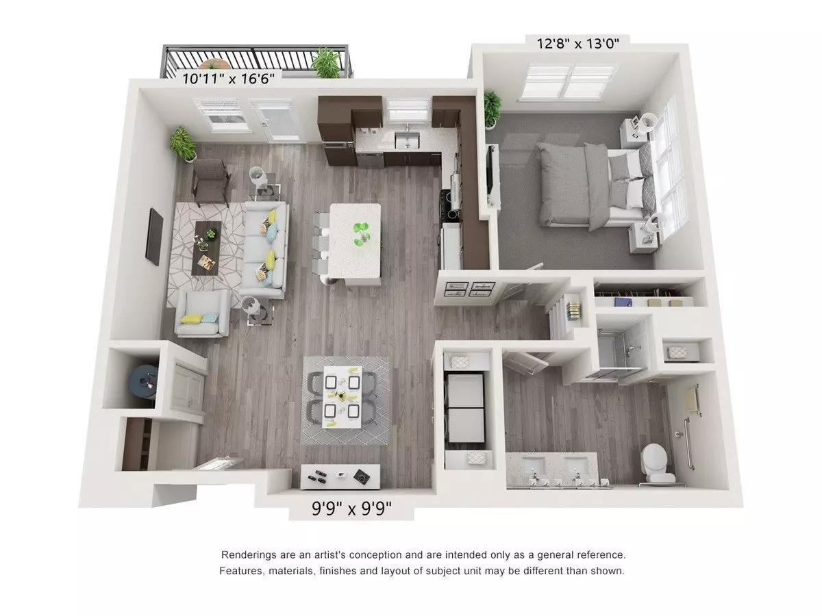 Unit 4116 4116 floor plan