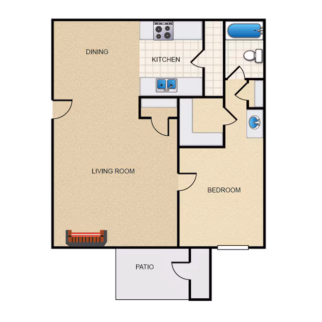 Unit 626 626 floor plan