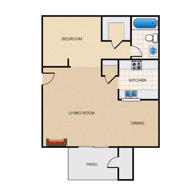 Unit 315 338 floor plan