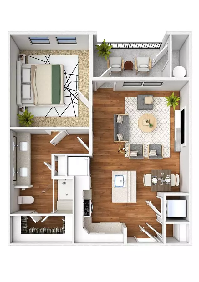Unit 1224 1224 floor plan