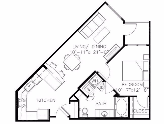Unit 2214/MKT 2214/MKT floor plan