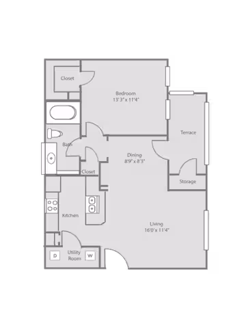 P-A1 P1040 floor plan