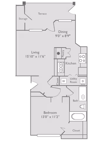 P-A2 P1623 floor plan