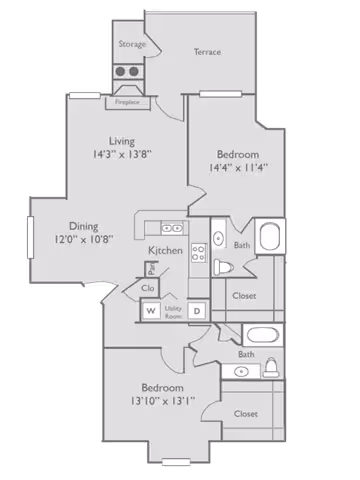 Unit P1530 P1530 floor plan