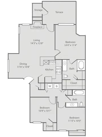 P-C1 P0910 floor plan