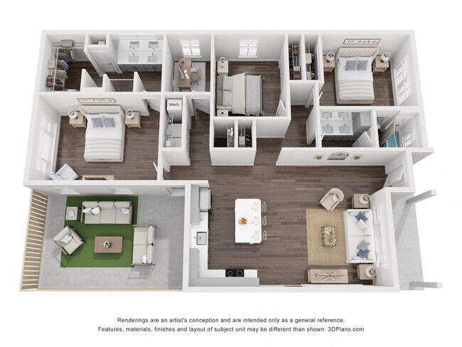 C1 2051 floor plan