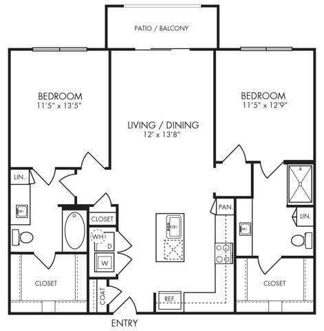Unit 8-8208 8-8208 floor plan