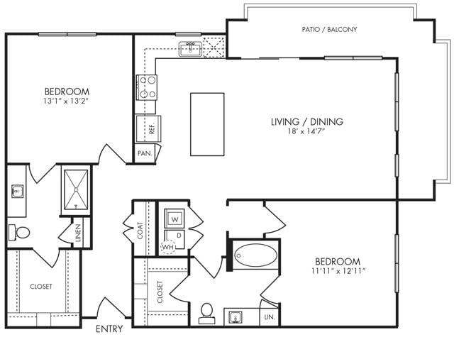 Unit 8-8301 8-8301 floor plan