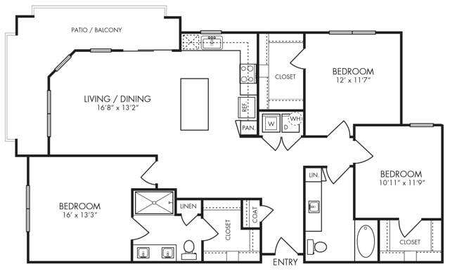Unit 9-9201 9-9201 floor plan