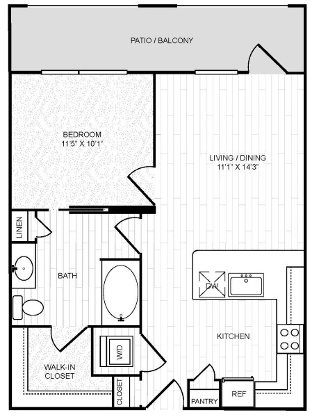Unit 533 533 floor plan