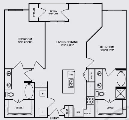 Unit 312 234 floor plan