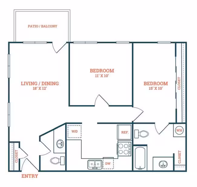 Unit 21-203 21-203 floor plan