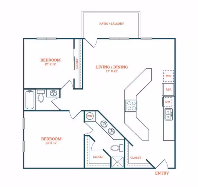 B2 21-303 floor plan