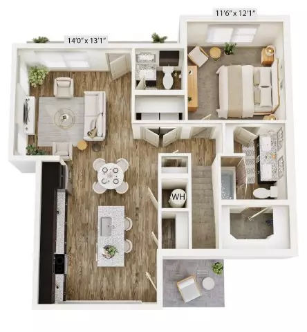 SFR C2 4308 floor plan