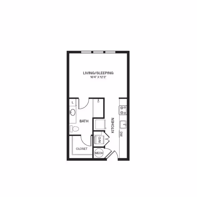 Unit B-1144 C-2526 floor plan