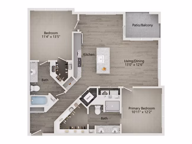 Unit 1159 1159 floor plan