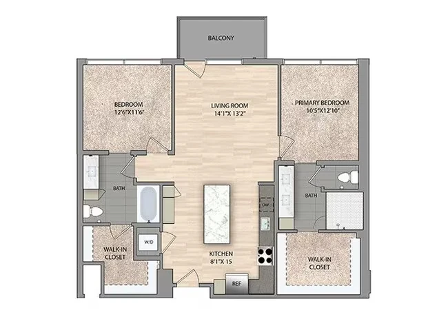 Unit 1124 1024 floor plan