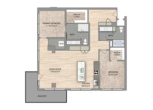 B6 1101 floor plan