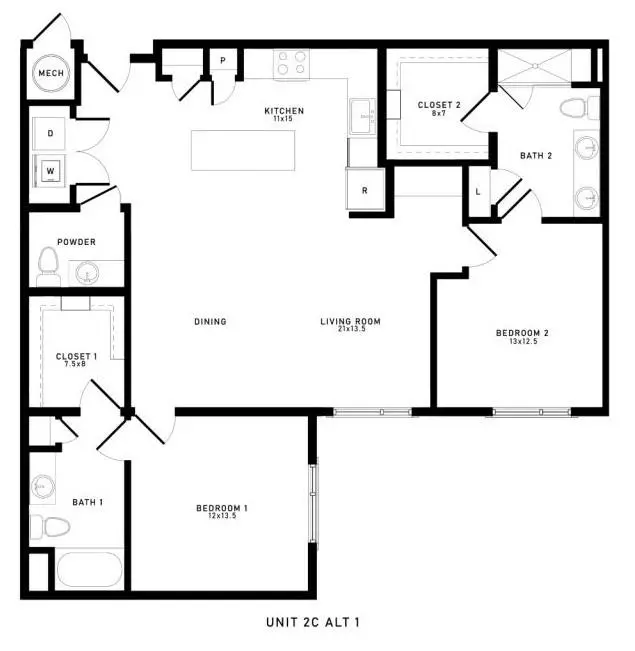 B3 1109 floor plan