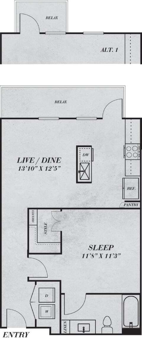 Unit 232 232 floor plan