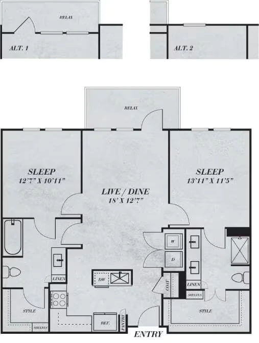 B1 123 floor plan