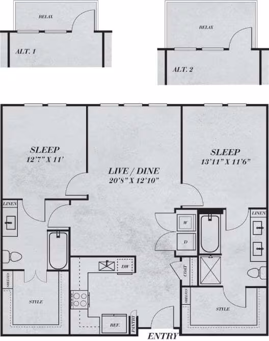 Unit 250 164 floor plan
