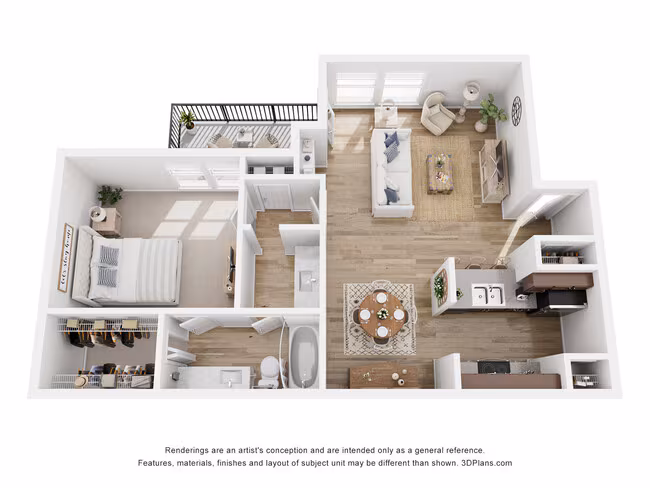 Unit B508 B508 floor plan