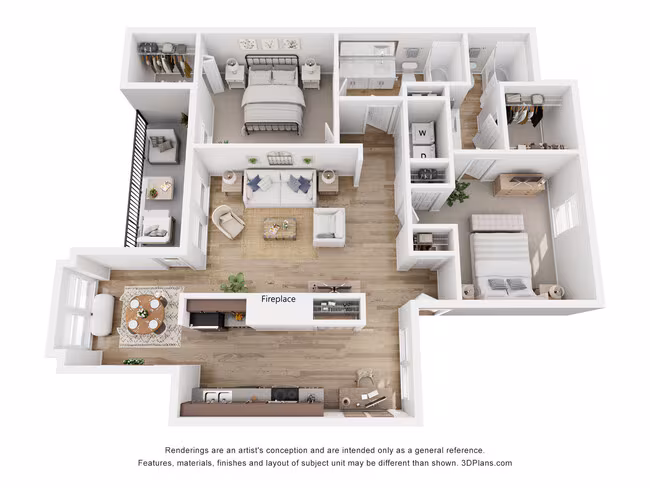 Unit F318 F318 floor plan