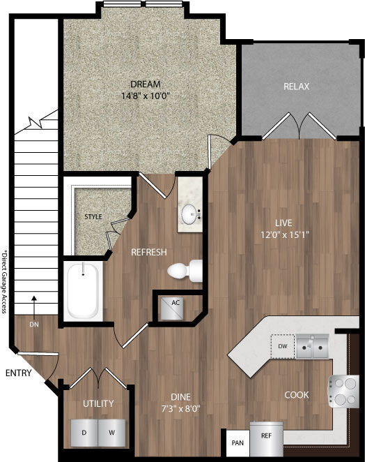 A2 1208 floor plan