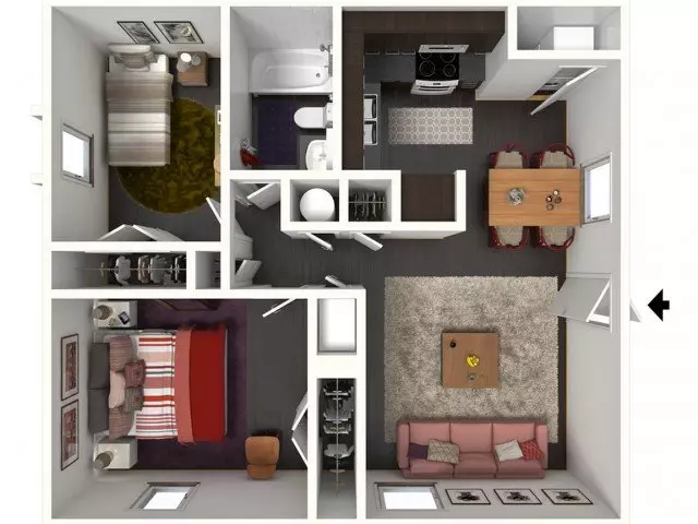 Unit L12 K-K12 floor plan